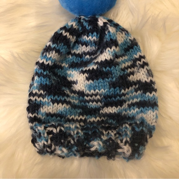 Sesame Street “Cookie Monster” Hand Knit Toddler Beanie Hat - Picture 5 of 6